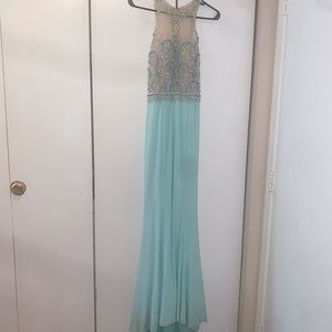 Mermaid like prom dress